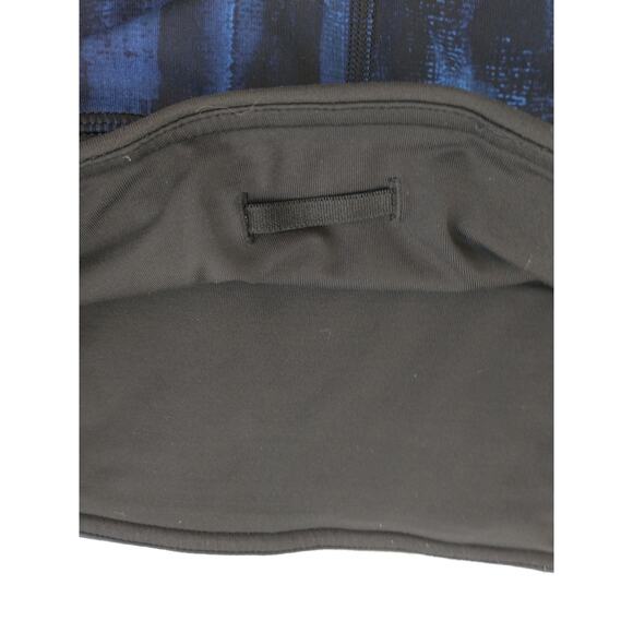 Lululemon Pace Pusher Crop Leggings Pocket Black/Blue Size 8 - Picture 5 of 10